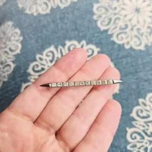 Accessories | Vintage Art Deco Style Silver Rhinestone Hair  display picture 1